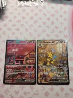 Pokemon 151 Scarlet & Violet Mew Ex Promo And Alakazam Ex SIR Nm/M - Image 1