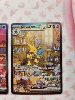 Pokemon 151 Scarlet & Violet Mew Ex Promo And Alakazam Ex SIR Nm/M - Image 3