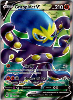 Grapploct V 072/073 Champion's Path Full Art Ultra Rare Holo Pokemon TCG NM - Image 1