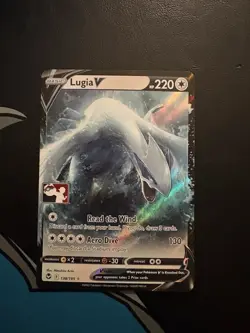 138/195 Lugia V Prize Pack Series Stamped Play Pokemon TCG Silver Tempest - Image 1