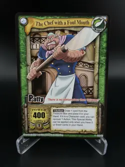 One Piece Quest Begins CCG Patty The Chef With A Foul Mouth Holo Foil CH042 VLP - Image 1