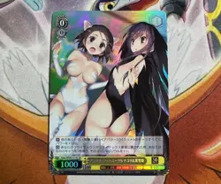 Weiss Schwarz Dengeki Bunko Chiyuri & Kuroyukihime Animal Suit Gaw/WS02-014S SR - Image 1