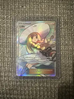 Trainer Lillie + Mega Mewtwo EX Pokemon Cards Bundle - Image 2