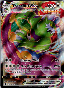 Tornadus VMAX 125/198 Chilling Reign Ultra Rare Full Art Holo Pokemon TCG NM - Image 1