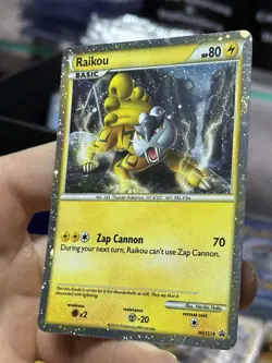 Raikou HGSS19 Black Star Promo 2010 Holo Rare Pokemon Card TCG - Image 4