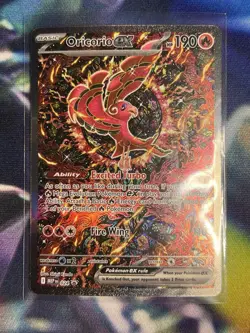 Oricorio ex 024 Pokemon TCG Mega Evolution Charizard UPC Black Star Promo Card - Image 1