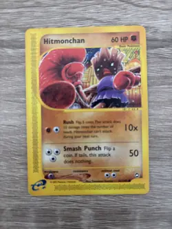 Pokemon Hitmonchan Aquapolis card 81/147 - Image 1