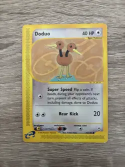 Pokemon Doduo Aquapolis card 73/147 - Image 1