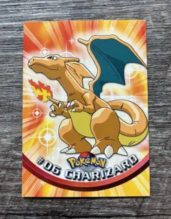 Pokemon Card Charizard #06 Topps Series - Image 1