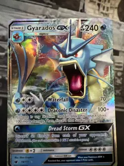 Pokemon TCG Gyarados GX 18/111 Crimson Invasion 2017 Ultra Rare Card - Image 1