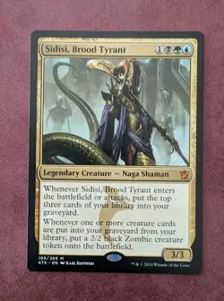 MTG Khans of Tarkir Mythic SIDISI BROOD TYRANT NM - Image 1