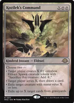 Kozilek's Command 11 R Normal PPECL NM - Image 1