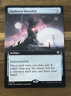 Darksteel Monolith Commander Masters Artifact Regular 2023 Wizards 778 MTG - Image 1