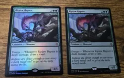 2x Ripjaw Raptor - 1 Foil, 1 Reg - Rare - NM - MTG Ixalan ⚔B&B - Image 5