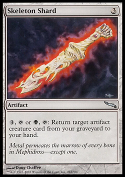 MTG Magic the Gathering Skeleton Shard (242/306) Mirrodin LP - Image 1