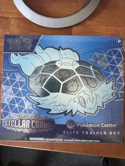✅Pokemon TCG Stellar Crown Pokemon Center Exclusive Elite Trainer Box ETB NEW - Image 1
