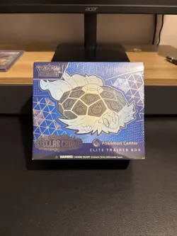 TCG Pokemon Center Exclusive Stellar Crown Elite Trainer Box Etb New & Sealed UK - Image 1