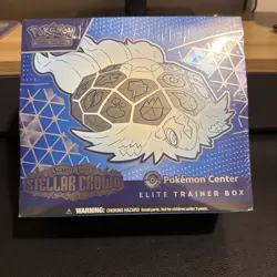 TCG Pokemon Center Exclusive Stellar Crown Elite Trainer Box Etb New & Sealed UK - Image 2