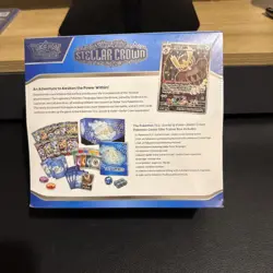 TCG Pokemon Center Exclusive Stellar Crown Elite Trainer Box Etb New & Sealed UK - Image 4