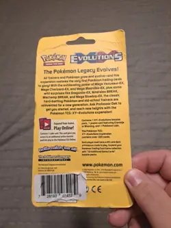 Pokemon TCG XY Evolutions 1 Booster Pack Greninja Promo Coin Sealed Blister - Image 2