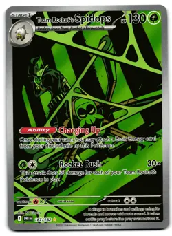 Team Rocket's Spidops 187/182 - 🌊 Destined Rivals Pokemon TCG 🖤 - LP - Image 1