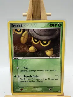 Seedot 60/108 EX Power Keepers Common Pokemon Card LP/MP - Image 1