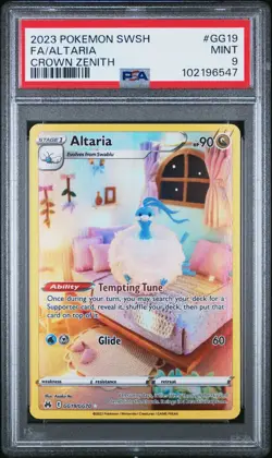Altaria Ex 253/182 GG19/GG70 Special Illustration Rare Pokemon TCG PSA 9 Lot - Image 4
