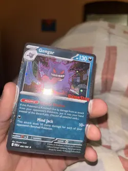 Pokemon Gengar Holo Promo GameStop 130 HP Stage 2 050/088 Mind Jack - Image 3
