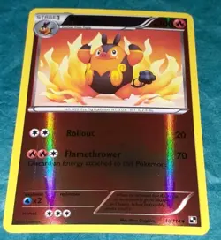 Pokemon TCG Pignite Black and White 18/114 Reverse Holo Uncommon - Image 1