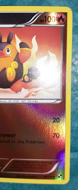 Pokemon TCG Pignite Black and White 18/114 Reverse Holo Uncommon - Image 3