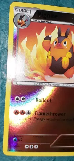Pokemon TCG Pignite Black and White 18/114 Reverse Holo Uncommon - Image 4