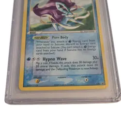 POKEMON SUICUNE CGC 8 NM/Mint Holo 2005 Black Star Promos Card #30 Hypno Wave - Image 4