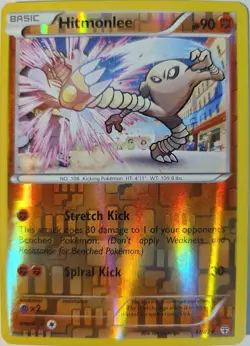 Hitmonlee 47/111 Uncommon Furious Fists Pokemon REVERSE HOLO NM - Image 1