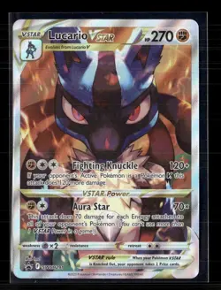 Pokemon 2023 Crown Zenith Lucario VSTAR #SWSH291 - Image 1