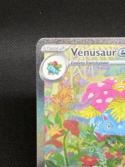 Venusaur EX 198/165 Scarlet & Violet 151 Special Illustration Rare Pokemon TCG - Image 3