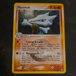 Marowak 7/112 EX FireRed & LeafGreen Reverse Holo Stage 1 Holo Rare Pokemon TCG - Image 1