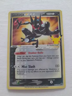Pokemon 2021 Celebrations Greninja Gold Star - Image 1