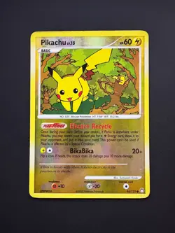 Pikachu Lv. 15 94/123 Pokemon Mysterious Treasures Common Heavily Played HP 2007 - Image 1