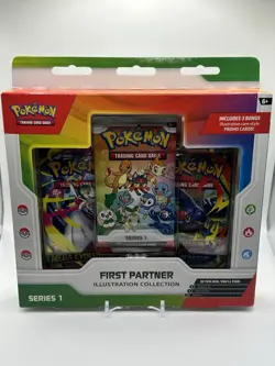 First Partner Illustration Collection Series 1 Box Sealed Pokemon TCG - Image 1