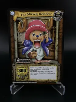 One Piece Quest Begins CCG Chopper The Miracle Reindeer Holo Foil CH012 LP - Image 1