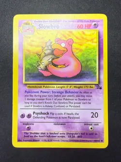 Slowbro 43/64 | Fossil Set Unlimited Non Holo | WOTC | Pokemon Card | LP+ - Image 1