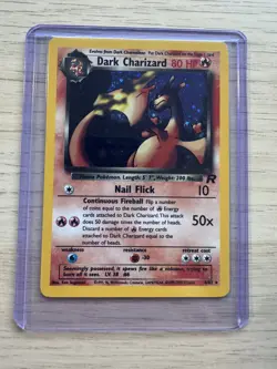 Dark Charizard 4/82 Team Rocket Unlimited 2000 Pokemon Card Holo Rare LP - Image 2