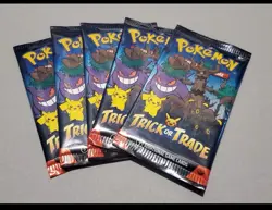 Pokemon Cards: Trick Or Trade Lot of 5 Sealed Packs - Image 1