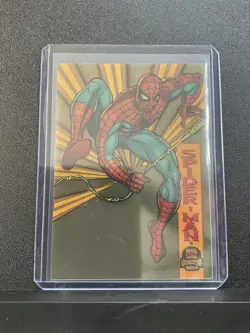 1994 Marvel Cards Universe Spider-Man #6 Suspended Animation - Image 1