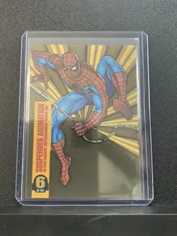 1994 Marvel Cards Universe Spider-Man #6 Suspended Animation - Image 2