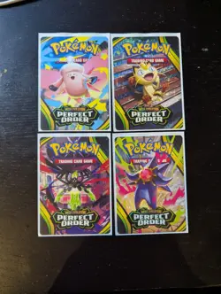 Perfect Order Trainer Tips Art Card Set ~ Pokemon Build & Battle Deck Exclusive! - Image 1