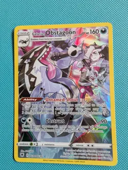 TG10/TG30 Galarian Obstagoon : Rare Holo - Pokemon TCG Card Astral Radiance - Image 1