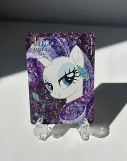 My Little Pony Trading Card 15 Years Rarity Generosity Kayou MLPME02SC004L5 Foil - Image 1