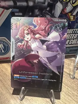 Unforeseen Incident (Store Tournament Winner Pack 01) Near Mint Gundam Card - Image 1