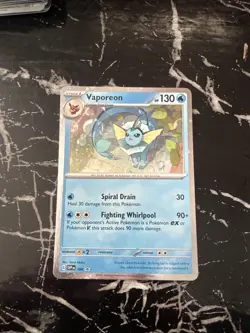 Vaporeon - 168 (Cosmos Holo) 168 Sv: Scarlet & Violet Promo Cards Holo - Image 1